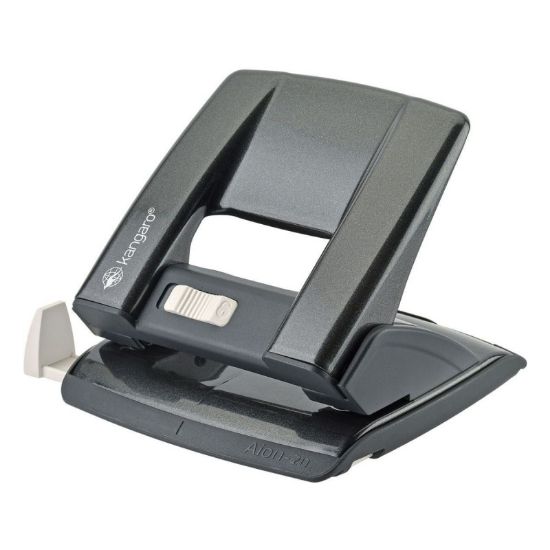 Poza cu Perforator Kangaro AION-20, 20 coli, metalic, negru