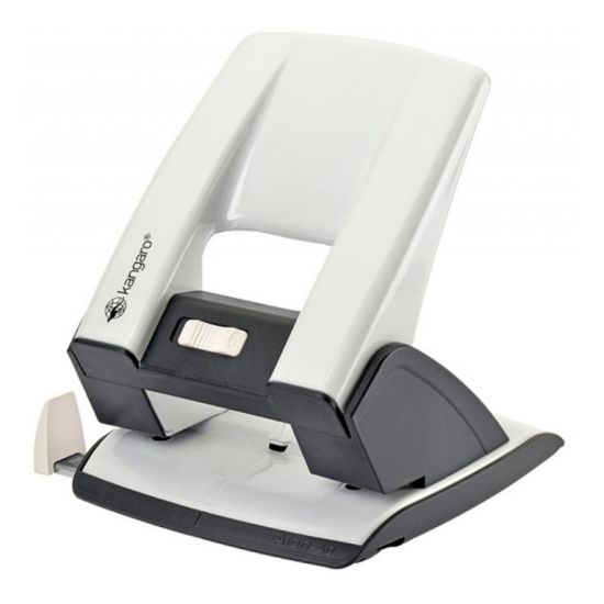 Poza cu Perforator Kangaro AION-40, 40 coli, metalic, alb
