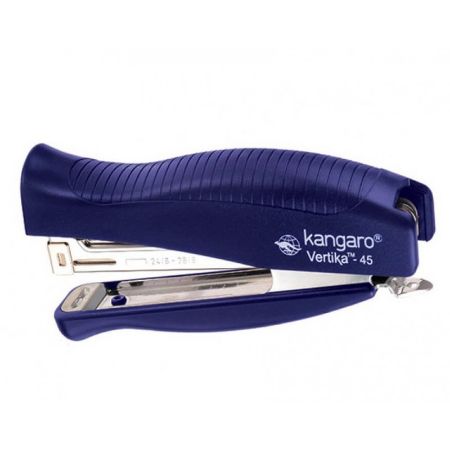 Poza cu Capsator Kangaro VERTIKA-45, 24/6, 30 coli, 64mm, plastic, albastru