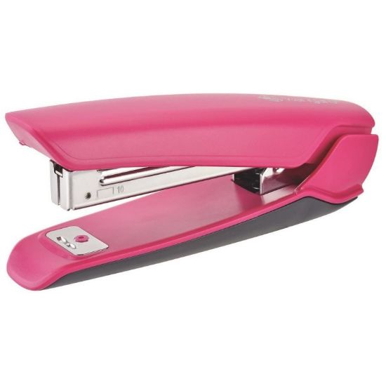 Poza cu Capsator Kangaro NOWA-10/S, nr.10, 15 coli, 60mm, plastic, roz fucsia, blister