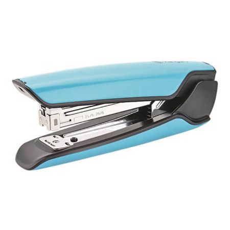 Poza cu Capsator Kangaro NOWA-335S/S, 24/6, 30 coli, 70mm, metalic, albastru turqoise, blister