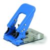 Poza cu Perforator Kangaro BP-01, 30 coli, 2 orificii, aplicare nituri, metalic, albastru/bej, + 100 nituri