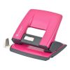 Poza cu Perforator Kangaro AION-20/S, 20 coli, metalic, roz fucsia, blister