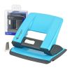 Poza cu Perforator Kangaro AION-20/S, 20 coli, metalic, albastru turqoise, blister