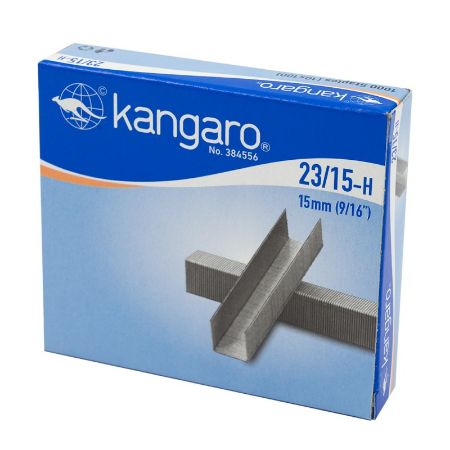Poza cu Capse Kangaro 23/15-H, 23/15, 130 coli, set 1000 buc
