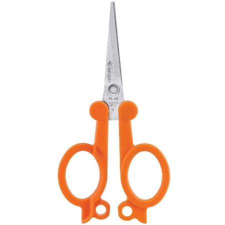 Poza cu Foarfeca Kangaro Elegance FL-43/Y, 11.2cm, lama inox, blister