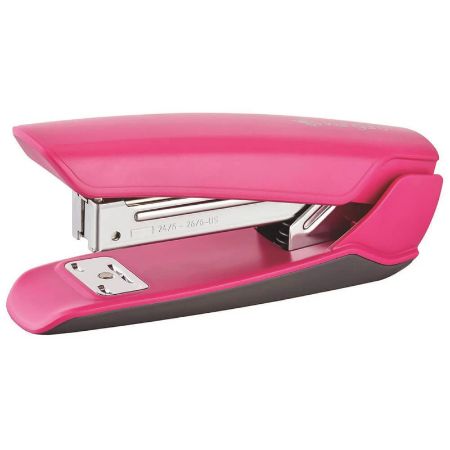 Poza cu Capsator Kangaro NOWA-35, 24/6, 25 coli, 52mm, plastic, roz fucsia