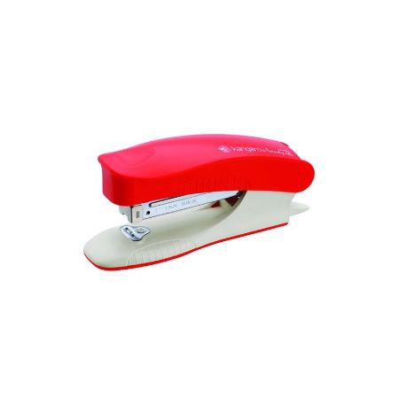 Poza cu Capsator Kangaro Trendy45, 24/6, 25 coli, 60mm, plastic, rosu