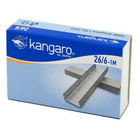 Poza cu Capse Kangaro 26/6 -1M, 26/6, 30 coli, set 1000 buc