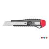 Poza cu Cutter Kangaro Miles FR1803/Y, lama 18mm, plastic, profesional, blocare manula, 2 lame extra, diverse culori