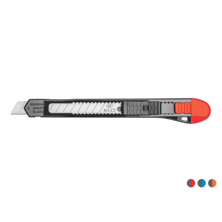 Poza cu Cutter Kangaro Miles PN902/P, lama 9mm, plastic, diverse culori