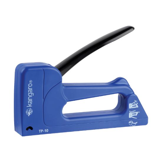 Poza cu Capsator tacker Kangaro TP-10, plastic, albastru