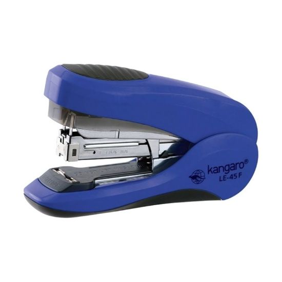 Poza cu Capsator Kangaro Less Effort LE-45F, 24/6 - 26/8, 40 coli, 48mm, capsare usoara plata, albastru