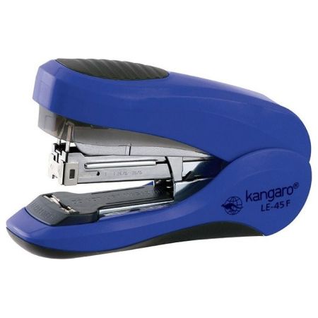 Poza cu Capsator Kangaro Less Effort LE-45F, 24/6 - 26/8, 40 coli, 48mm, capsare usoara plata, albastru