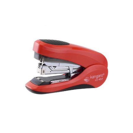Poza cu Capsator Kangaro Less Effort LE-45F, 24/6 - 26/8, 40 coli, 48mm, capsare usoara plata, rosu